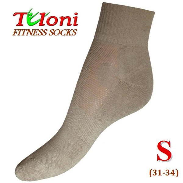 Multipurpose Fitness Socks Tuloni s. S (31-34) Beige Art. T0995S