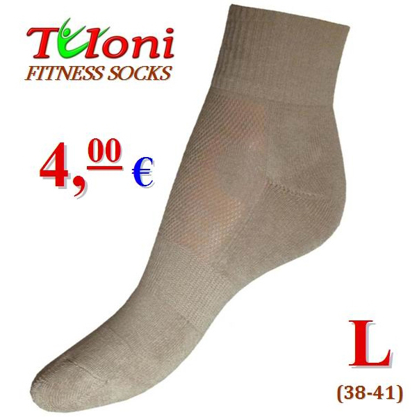 3 x пары спортивных носков Tuloni s. L (38-41) Beige T0995L