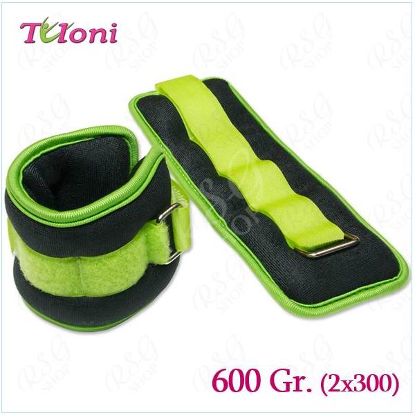Ankle/wrist weights Tuloni pair 2 x 300 = 600 gr. T0132-600
