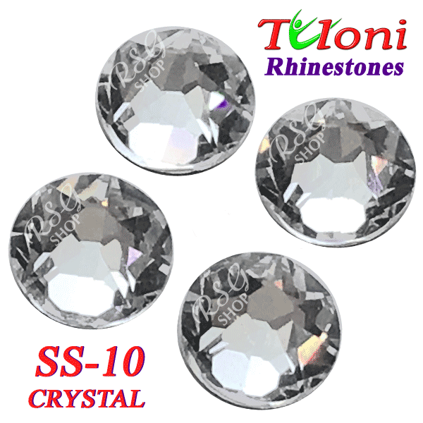 Rhinestones Tuloni SS10 Crystal 1440 mod. Basic HotFix Flat Back