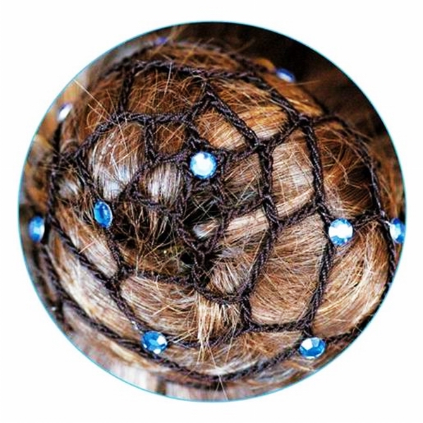 Elastik Haarnetz Pastorelli Nero Chignon Blu Zaffiro Art. 00637